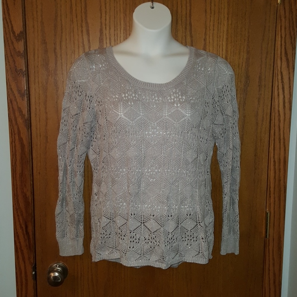 Maurices - Studio Y - Silver Knit Sweater